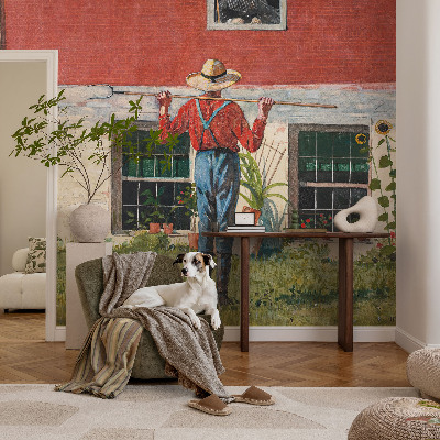 Dekor fotótapéta Falusi jelenet