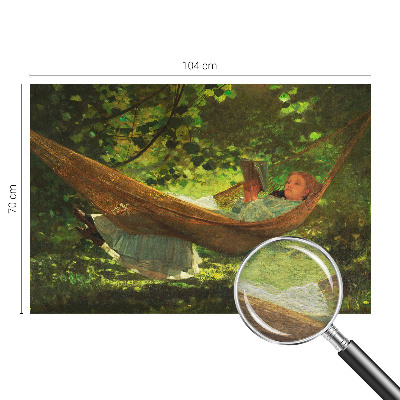 Dekoratív fotótapéta nappaliba Pihenés egy függőágyban