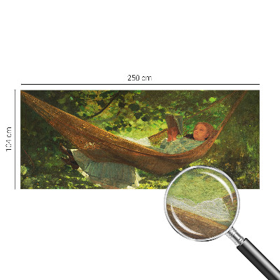 Dekoratív fotótapéta nappaliba Pihenés egy függőágyban