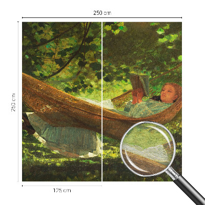 Dekoratív fotótapéta nappaliba Pihenés egy függőágyban