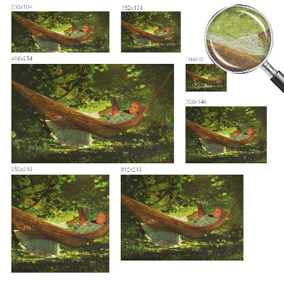 Dekoratív fotótapéta nappaliba Pihenés egy függőágyban