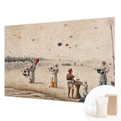 Vlies fotótapéta nappaliba Szárnyaló sárkányok