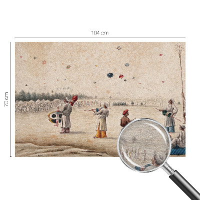 Vlies fotótapéta nappaliba Szárnyaló sárkányok