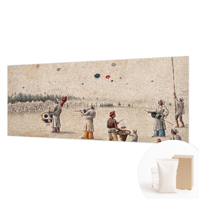 Vlies fotótapéta nappaliba Szárnyaló sárkányok