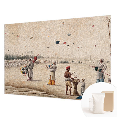 Vlies fotótapéta nappaliba Szárnyaló sárkányok