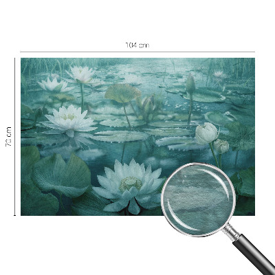 Vlies alapú fotótapéta Vízi virágok