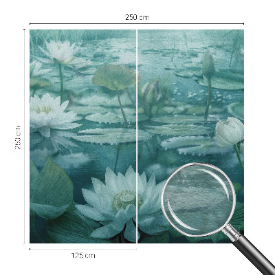 Vlies alapú fotótapéta Vízi virágok