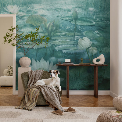 Vlies alapú fotótapéta Vízi virágok