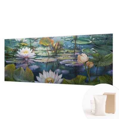 Nyomtatott vlies fotótapéta Tóvirágok