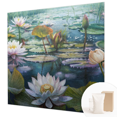 Nyomtatott vlies fotótapéta Tóvirágok