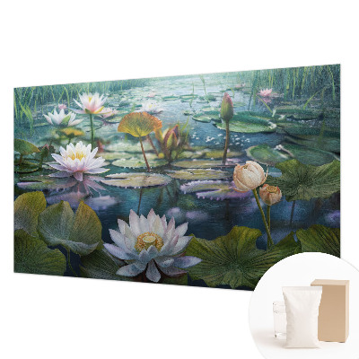 Nyomtatott vlies fotótapéta Tóvirágok