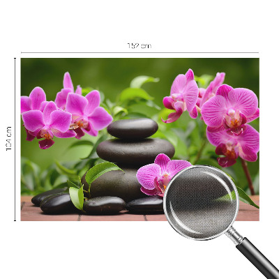 Öntapadó tapéta Orchidea kövek