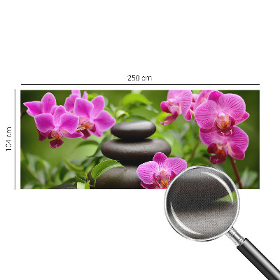 Öntapadó tapéta Orchidea kövek