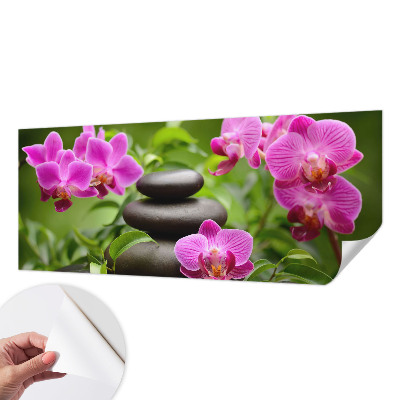 Öntapadó tapéta Orchidea kövek
