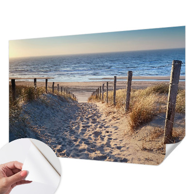 Modern tapéta Strand ösvény