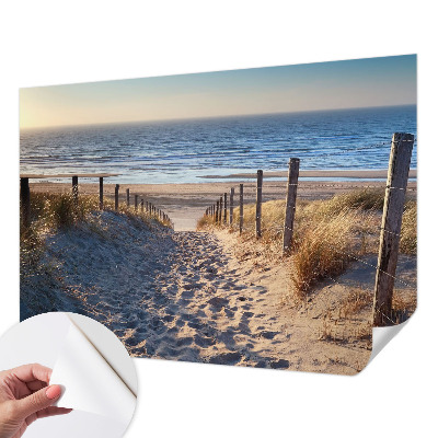 Modern tapéta Strand ösvény