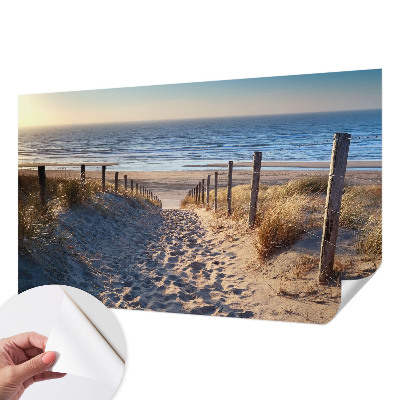 Modern tapéta Strand ösvény