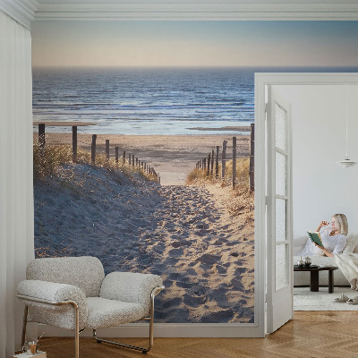 Modern tapéta Strand ösvény