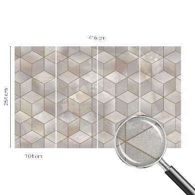 13D fotótapéta Geometrikus mozaik