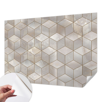 13D fotótapéta Geometrikus mozaik