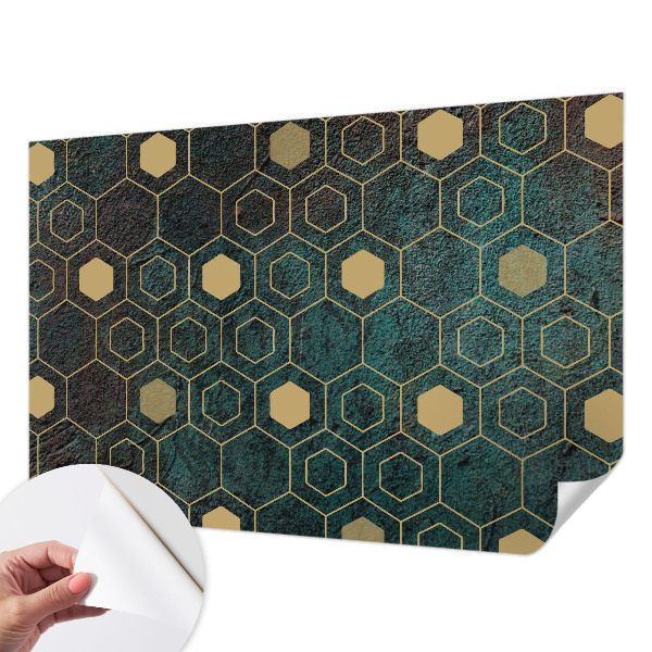 Fotótapéta gyerekszobába Geometriai hatszögek