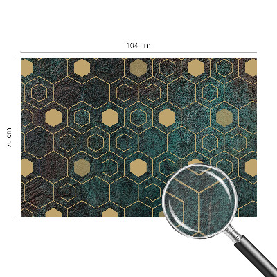 Fotótapéta gyerekszobába Geometriai hatszögek