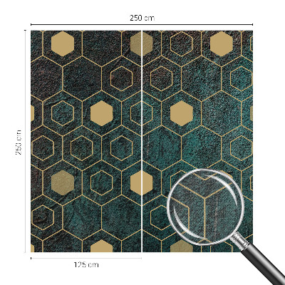 Fotótapéta gyerekszobába Geometriai hatszögek