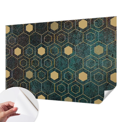 Fotótapéta gyerekszobába Geometriai hatszögek