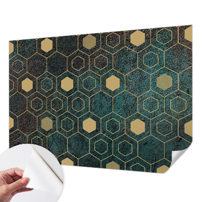 Fotótapéta gyerekszobába Geometriai hatszögek