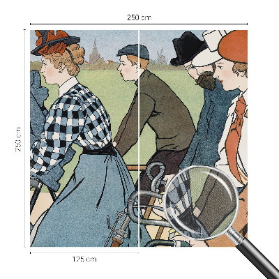 Gyerek fotótapéta Veterán kerékpárosok