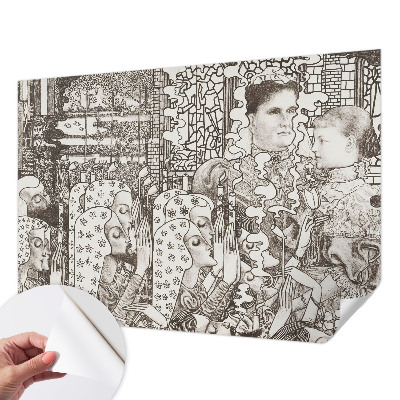 Hálószoba fotótapéta Virágportrék