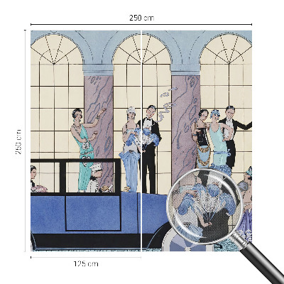 Öntapadós fotótapéta nappaliba Art deco
