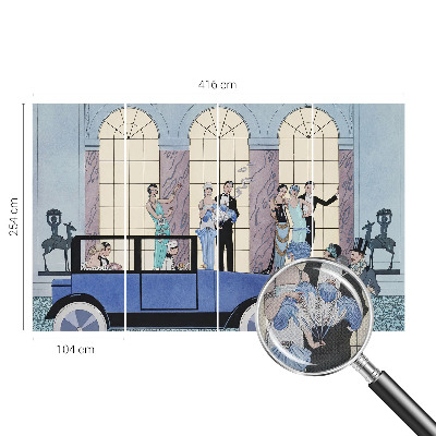 Öntapadós fotótapéta nappaliba Art deco