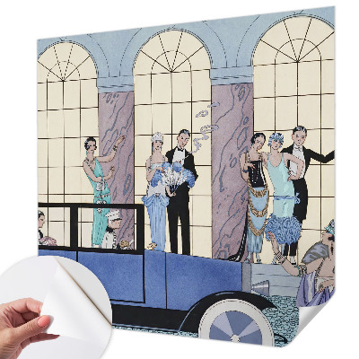 Öntapadós fotótapéta nappaliba Art deco