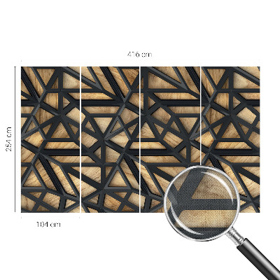 Fotótapéta gyerekszobába Geometriai kapcsolat