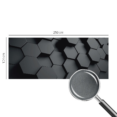 Gyerekszoba fotótapéta 3D hatszögek