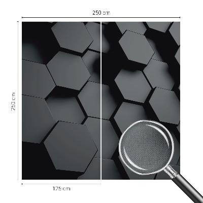 Gyerekszoba fotótapéta 3D hatszögek