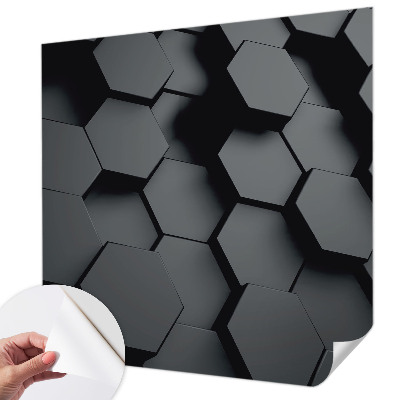 Gyerekszoba fotótapéta 3D hatszögek
