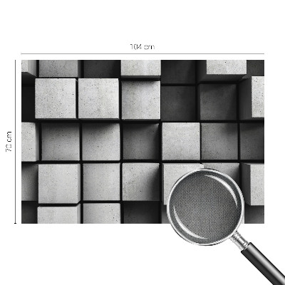 Fotótapéta lányoknak Geometriai kockák