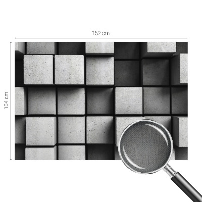 Fotótapéta lányoknak Geometriai kockák