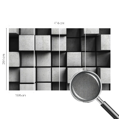 Fotótapéta lányoknak Geometriai kockák