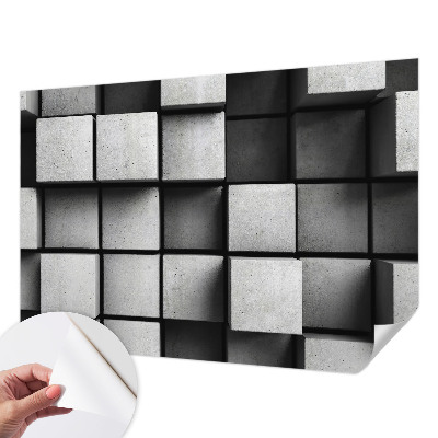 Fotótapéta lányoknak Geometriai kockák
