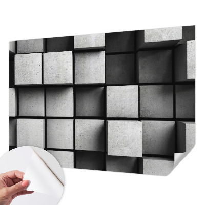 Fotótapéta lányoknak Geometriai kockák