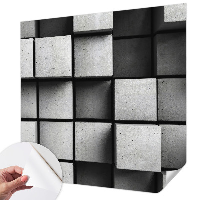 Fotótapéta lányoknak Geometriai kockák