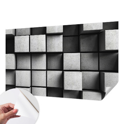 Fotótapéta lányoknak Geometriai kockák