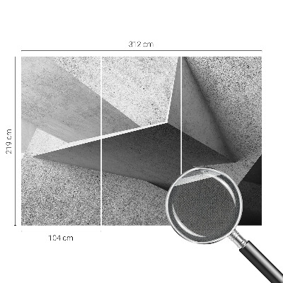 Öntapadós fotótapéta falra Geometriai struktúrák