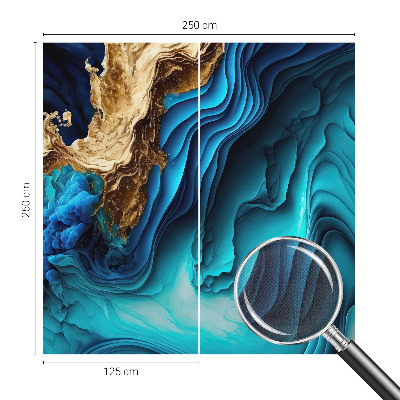 Hálószoba fotótapéta Energiahullámok