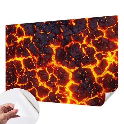 Öntapadós poszter tapéta Erős magma