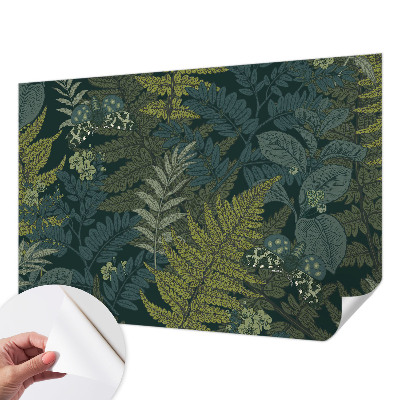 Öntapadós tapéta falra Zöld elegancia