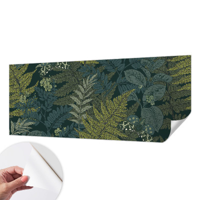 Öntapadós tapéta falra Zöld elegancia